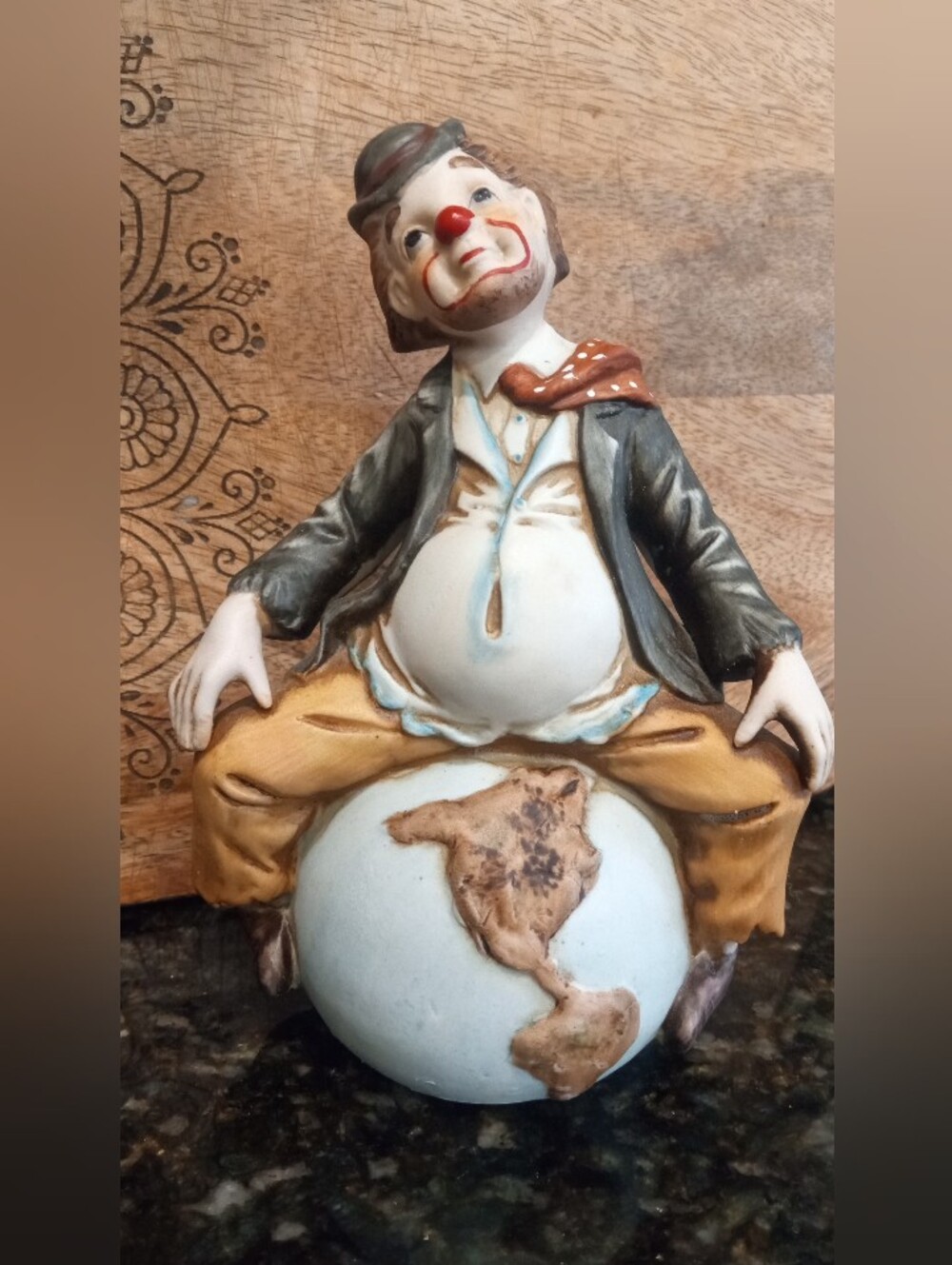 Albert E. Price Hobo Clown Vintage 1980 Porcelain Figurine